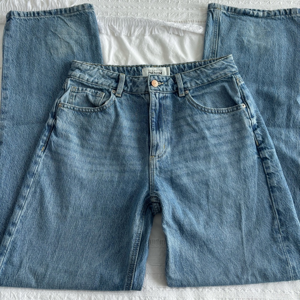 Dynamite Light Blue Straight Leg Jeans